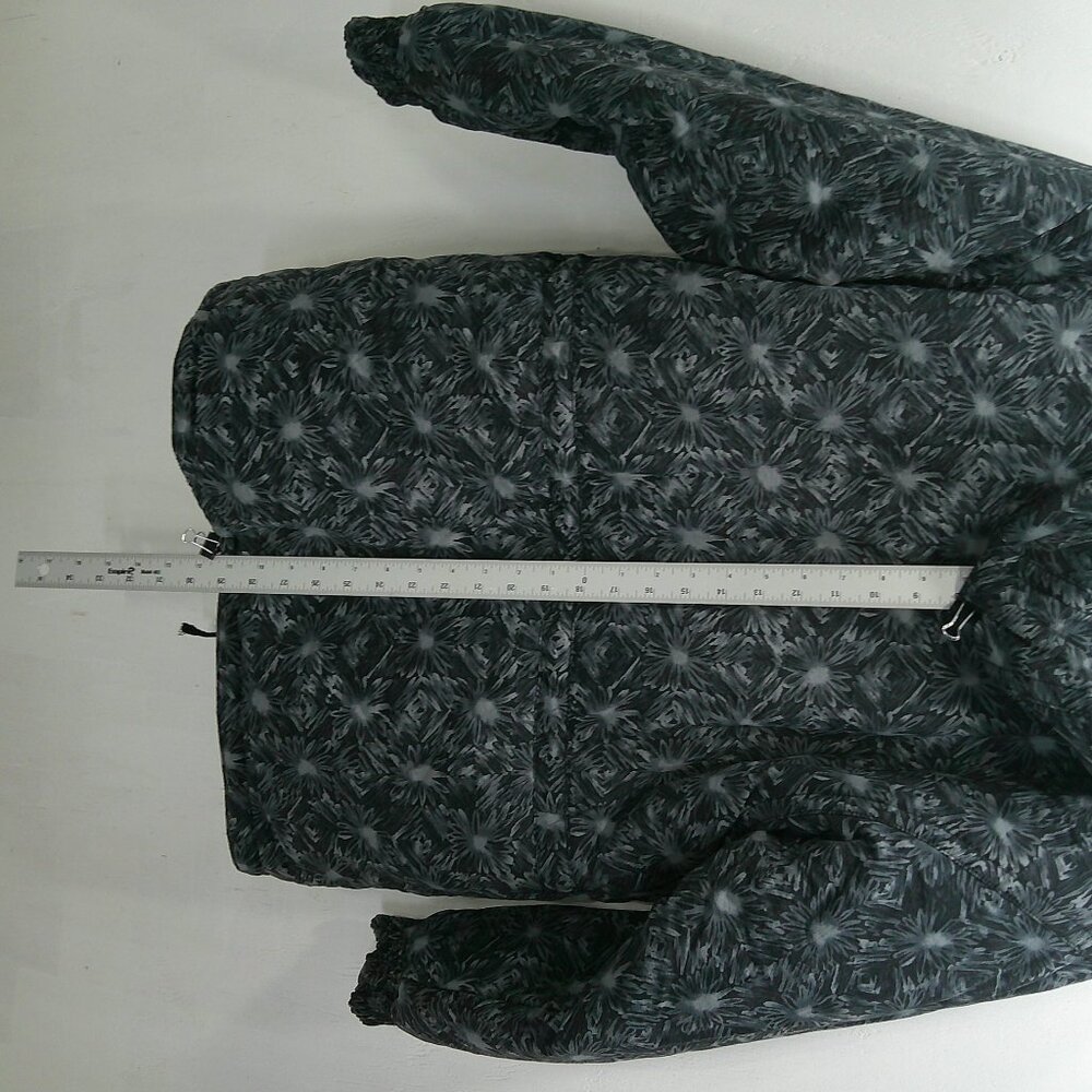 Vintage Tyrolia Skiwear Insulated Reversible Black Full Zip Jacket Size 6 - Picture 10 of 13